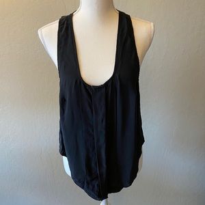 Reformation Black Cropped Top